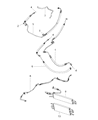 Diagram for Dodge Challenger Power Steering Hose - 68078545AF