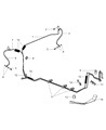 Diagram for 2008 Dodge Charger Brake Line - 5175872AA