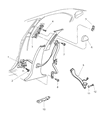 Diagram for Chrysler Cirrus Seat Belt - PP811JKAB