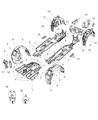 Diagram for Chrysler 200 Wheelhouse - 68235654AD