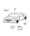 Diagram for 2007 Chrysler Crossfire Clock Spring - 68015028AA