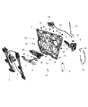 Diagram for 2020 Dodge Journey Door Latch Cable - 68359613AC