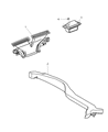 Diagram for 2003 Jeep Liberty Air Duct - 55037480AA