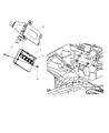 Diagram for 2007 Chrysler Aspen Engine Control Module - 5094354AC