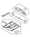 Diagram for Chrysler PT Cruiser Floor Pan - 5016288AE