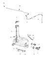 Diagram for Chrysler 300 Windshield Washer Nozzle - 5182327AA