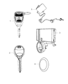 Diagram for 2015 Jeep Wrangler Transmitter - 68001702AC