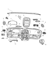 Diagram for 2005 Chrysler Town & Country Air Bag - 4680888AD