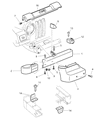 Diagram for Jeep Wrangler Bumper - 55155668AB