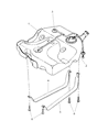 Diagram for 2005 Dodge Stratus Fuel Tank - 5093453AD