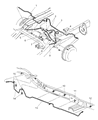 Diagram for 1999 Dodge Dakota Brake Line - 52009941AC