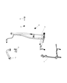 Diagram for Chrysler Pacifica Power Steering Hose - 4743806AD