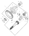 Diagram for 1999 Dodge Grand Caravan Differential - 4799866AB