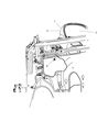 Diagram for 2010 Dodge Challenger Car Mirror - 1GD73GW7AD