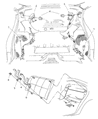 Diagram for 1999 Chrysler Cirrus Seat Belt - PP84SAZ
