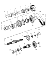 Diagram for Chrysler Aspen Automatic Transmission Output Shaft Seal - 5080155AA