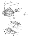 Diagram for Dodge Charger Dipstick Tube - 5037660AB