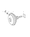 Diagram for Dodge Sprinter 3500 Brake Booster - 5119372AA