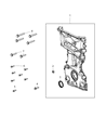 Diagram for 2014 Dodge Dart Timing Cover - 5047539AF