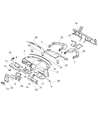 Diagram for Dodge Magnum Steering Column Cover - XB32BD1AB