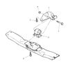 Diagram for 1998 Jeep Grand Cherokee Transmission Mount - 52058485