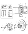 Diagram for 2003 Dodge Viper Brake Disc - 5290394AA