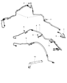 Diagram for Jeep Power Steering Hose - 5154511AJ