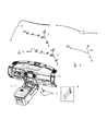 Diagram for Mopar Antenna Cable - 68405263AA