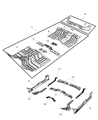 Diagram for 2021 Ram 1500 Classic Floor Pan - 68269460AD