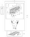 Diagram for Jeep Compass Cylinder Head - 5048585AA