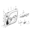 Diagram for 2018 Dodge Challenger Armrest - 5LE451XCAC