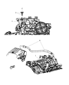 Diagram for Mopar Crankcase Breather Hose - 53034114AD
