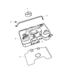 Diagram for 2008 Dodge Viper Fuel Tank Strap - 5290089AB