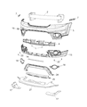 Diagram for 2018 Dodge Journey Bumper - 5QZ97TZZAC