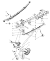 Diagram for 2006 Dodge Ram 1500 Shock Absorber - 55366628AD