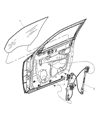 Diagram for Dodge Charger Window Regulator - 5065471AD