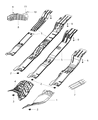 Diagram for Dodge Ram 1500 Exhaust Heat Shield - 55372617AA