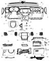 Diagram for 2015 Jeep Grand Cherokee Ambient Temperature Sensor - 5149265AB