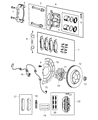 Diagram for Dodge Brake Pad - 68052369AA