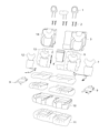 Diagram for 2021 Jeep Cherokee Seat Cover - 6ST36LR5AE