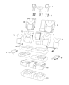 Diagram for 2022 Jeep Cherokee Seat Cover - 6ST35LR5AE