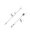 Diagram for 2018 Jeep Cherokee Oxygen Sensor - 68322234AA