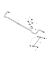 Diagram for 2015 Dodge Challenger Sway Bar Kit - 68235662AA