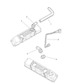 Diagram for 2002 Dodge Ram 2500 PCV Hose - 53041044