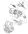 Diagram for Dodge Intrepid Brake Caliper - 5011746AA
