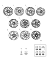 Diagram for Jeep Wrangler Spare Wheel - 5VH22RXFAB