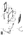Diagram for Mopar Radiator Hose - 4598103AB