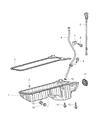 Diagram for Chrysler PT Cruiser Oil Pan Gasket - 5073947AA