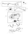 Diagram for Ram 1500 Fuel Filler Neck - 68225699AB