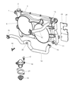 Diagram for Chrysler Town & Country Thermostat Housing - 4621162AC